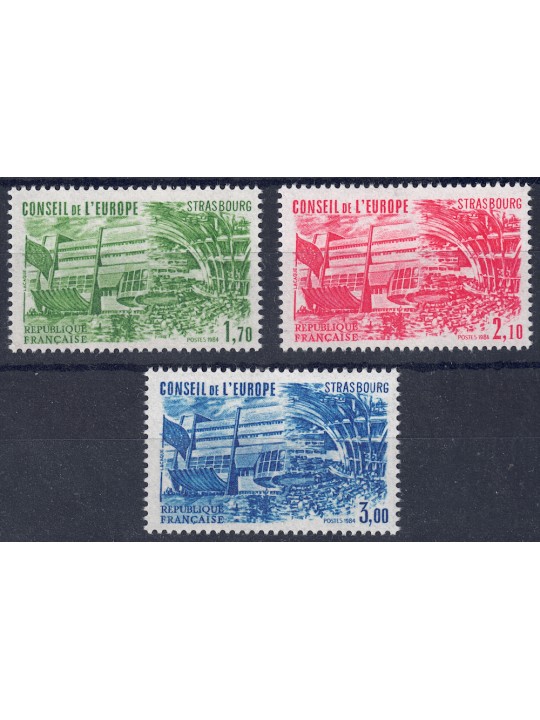 FRANCIA 1984 Servizio (Consiglio d'Europa) 3v MNH**