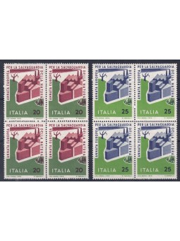 ITALY 1970 Nature conservation 2v in quartet MNH**