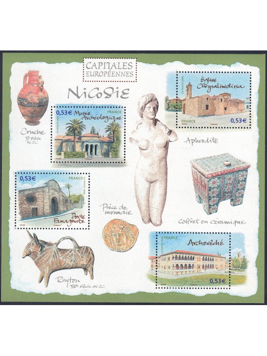 FRANCIA 2006 Capitali Europee (Nicosia) BF MNH**