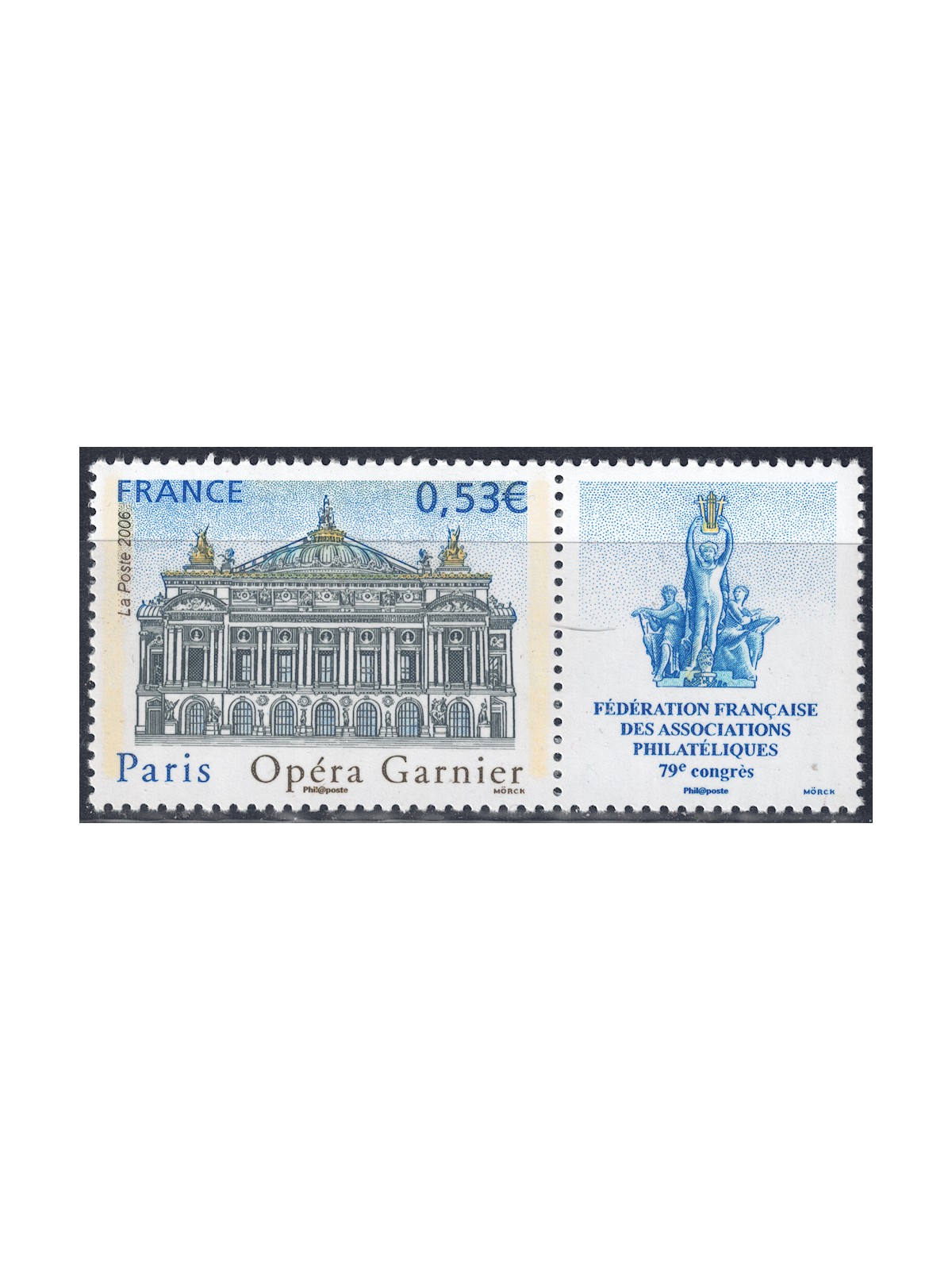 FRANCE 2006 French Philatelic Societies (Paris) MNH**