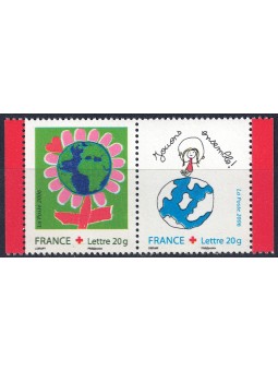 FRANCE 2006 Pro Red Cross 2v MNH**