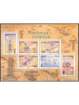 FRANCE 2006 Flying Machines s/s MNH**