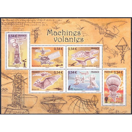 FRANCE 2006 Flying Machines s/s MNH**