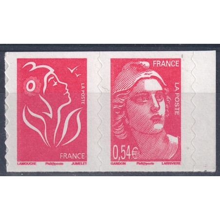 FRANCE 2006 Marianne de Gandon (from booklet) 2v MNH**