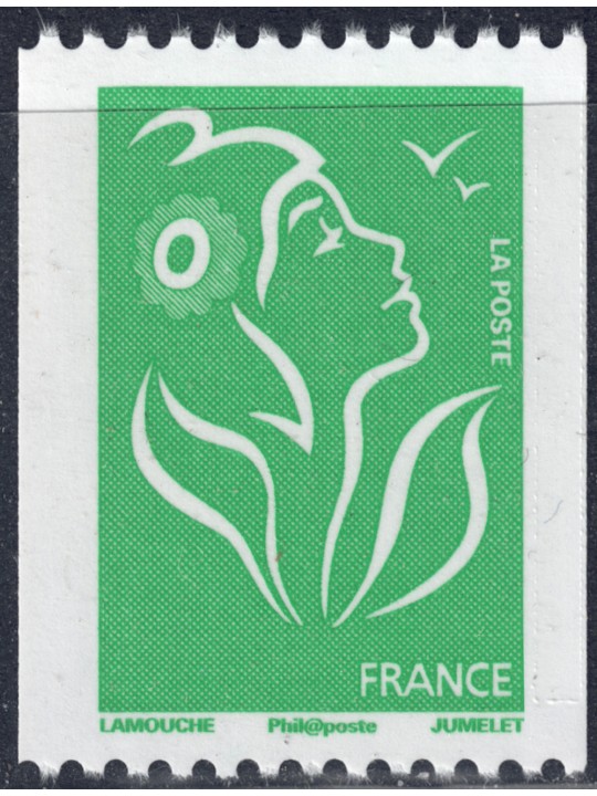 FRANCE 2006 Marianne 49c Green (Coil) MNH**