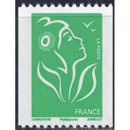 FRANCE 2006 Marianne 49c Green (Coil) MNH**