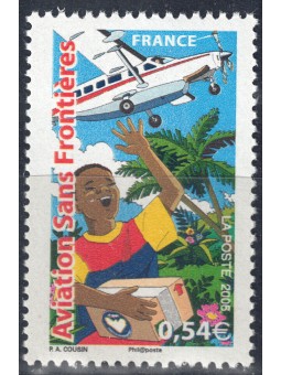 FRANCIA 2006 Aviation Sans Frontières MNH**