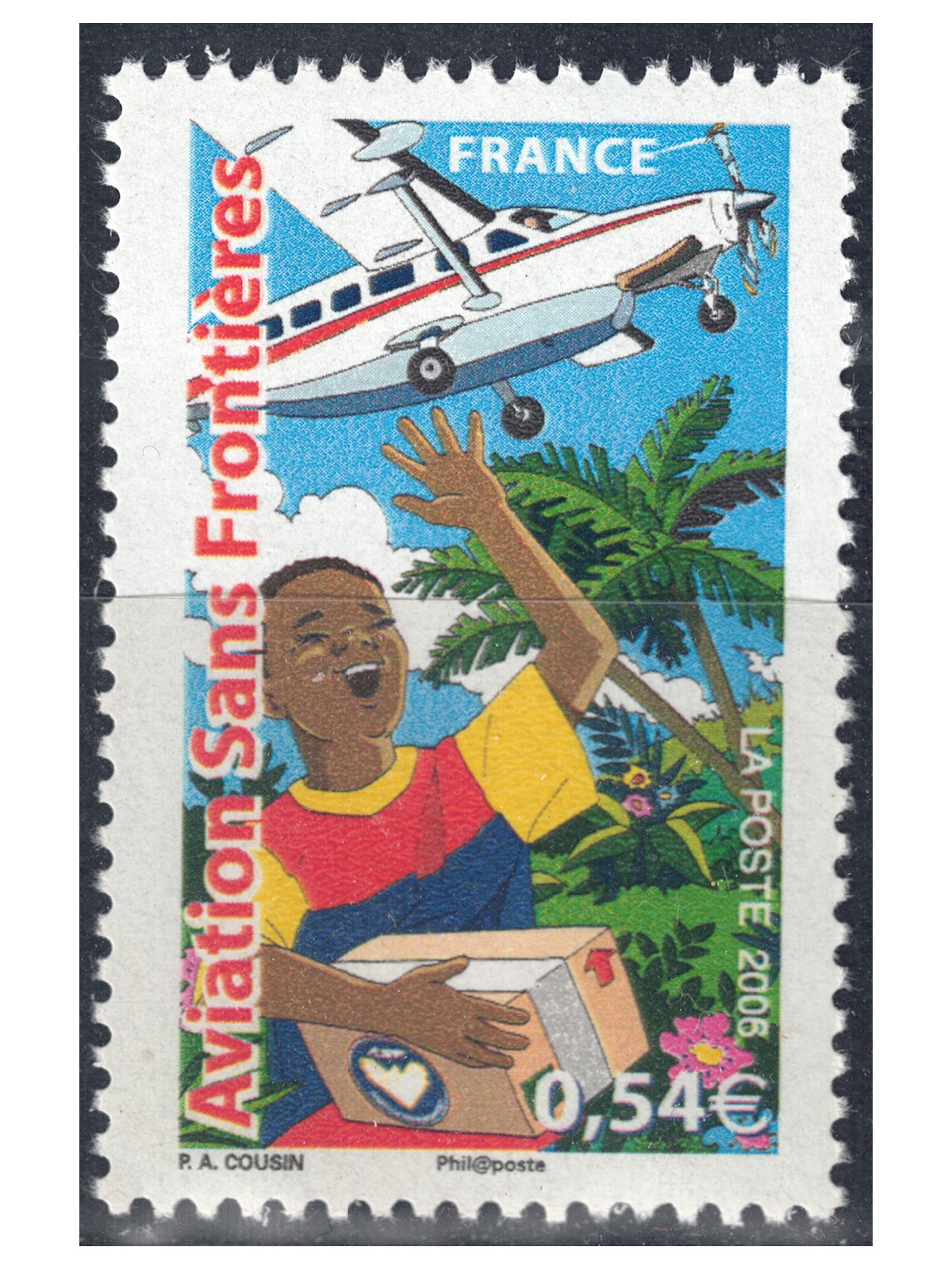FRANCE 2006 Aviation Sans Frontières MNH**