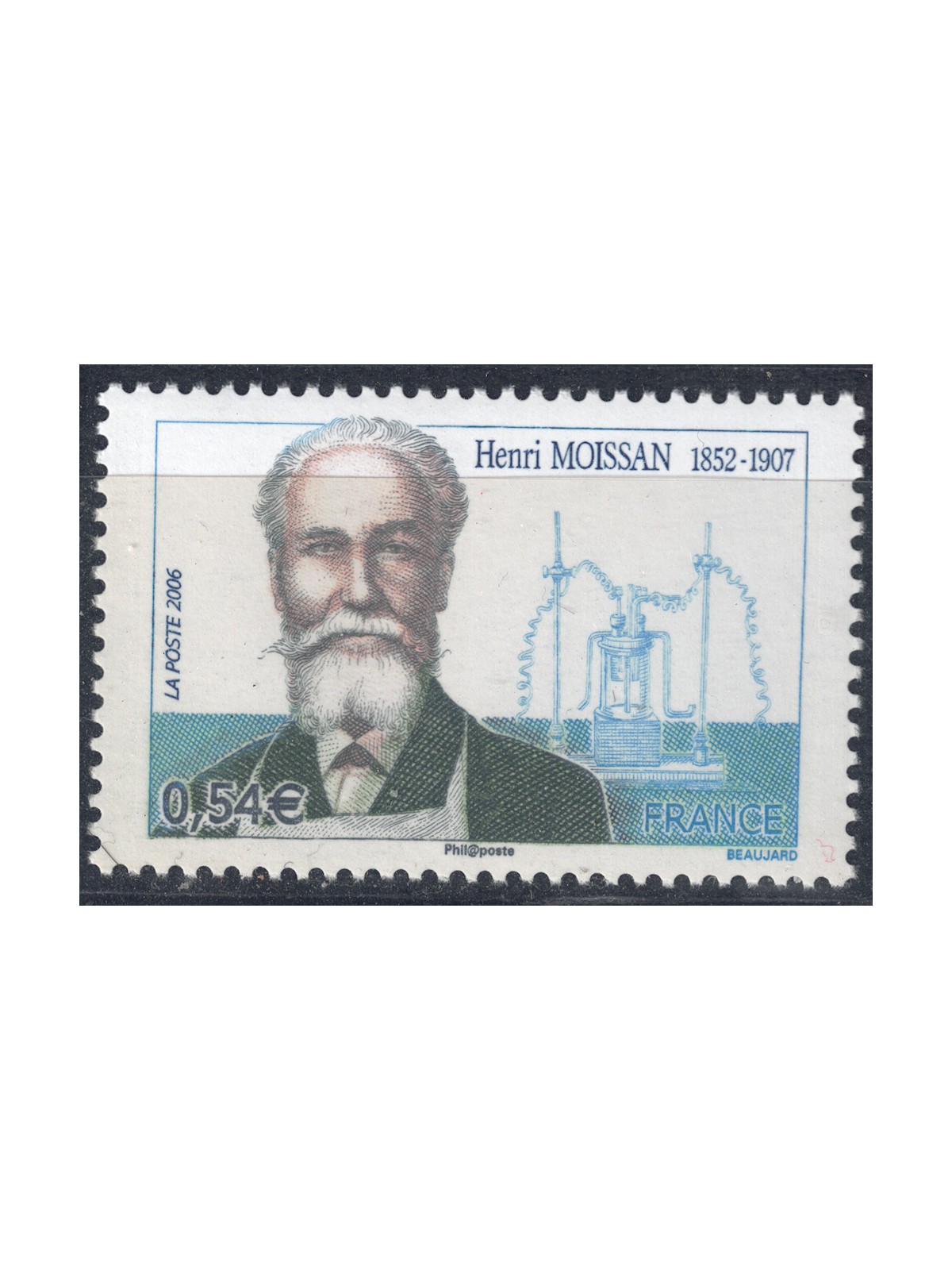 FRANCIA 2006 Henri Moissan MNH**