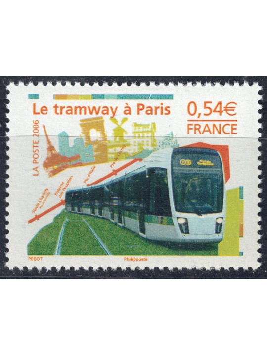 FRANCE 2006 Paris Tramway MNH**