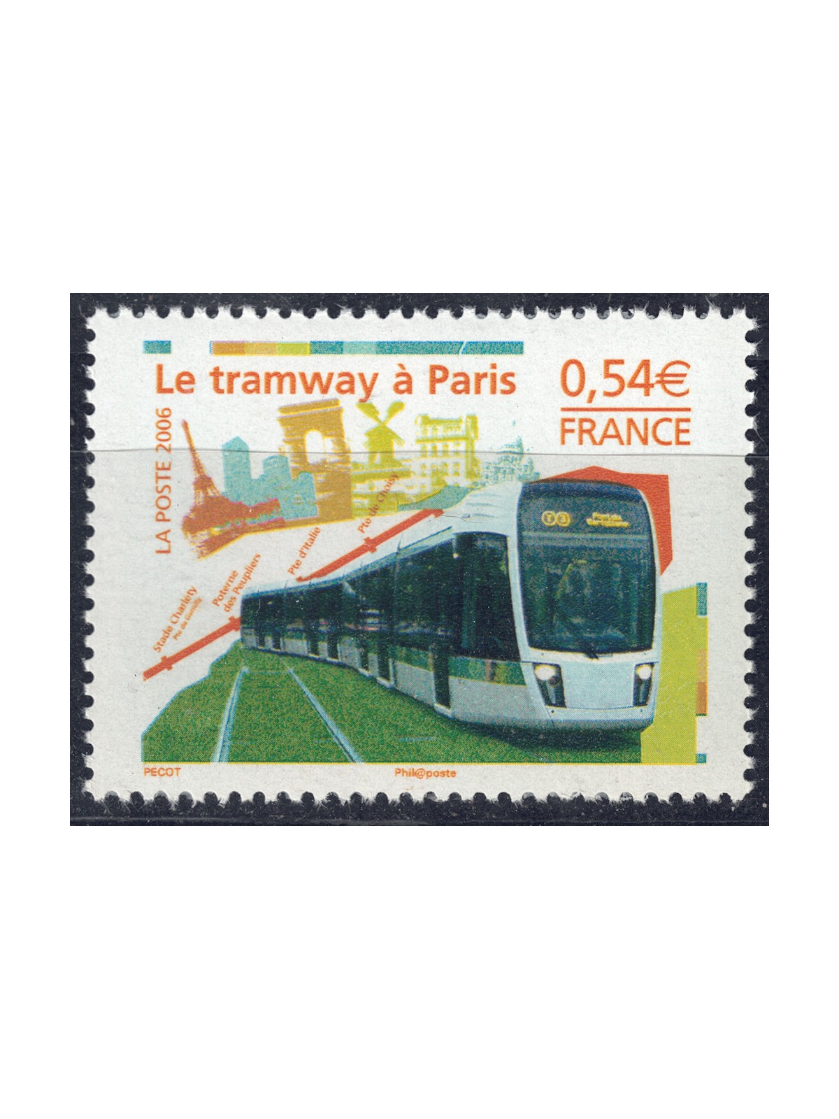 FRANCIA 2006 Tramway di Parigi MNH**