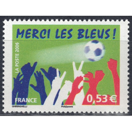 FRANCE 2006 Merci les Bleus MNH**