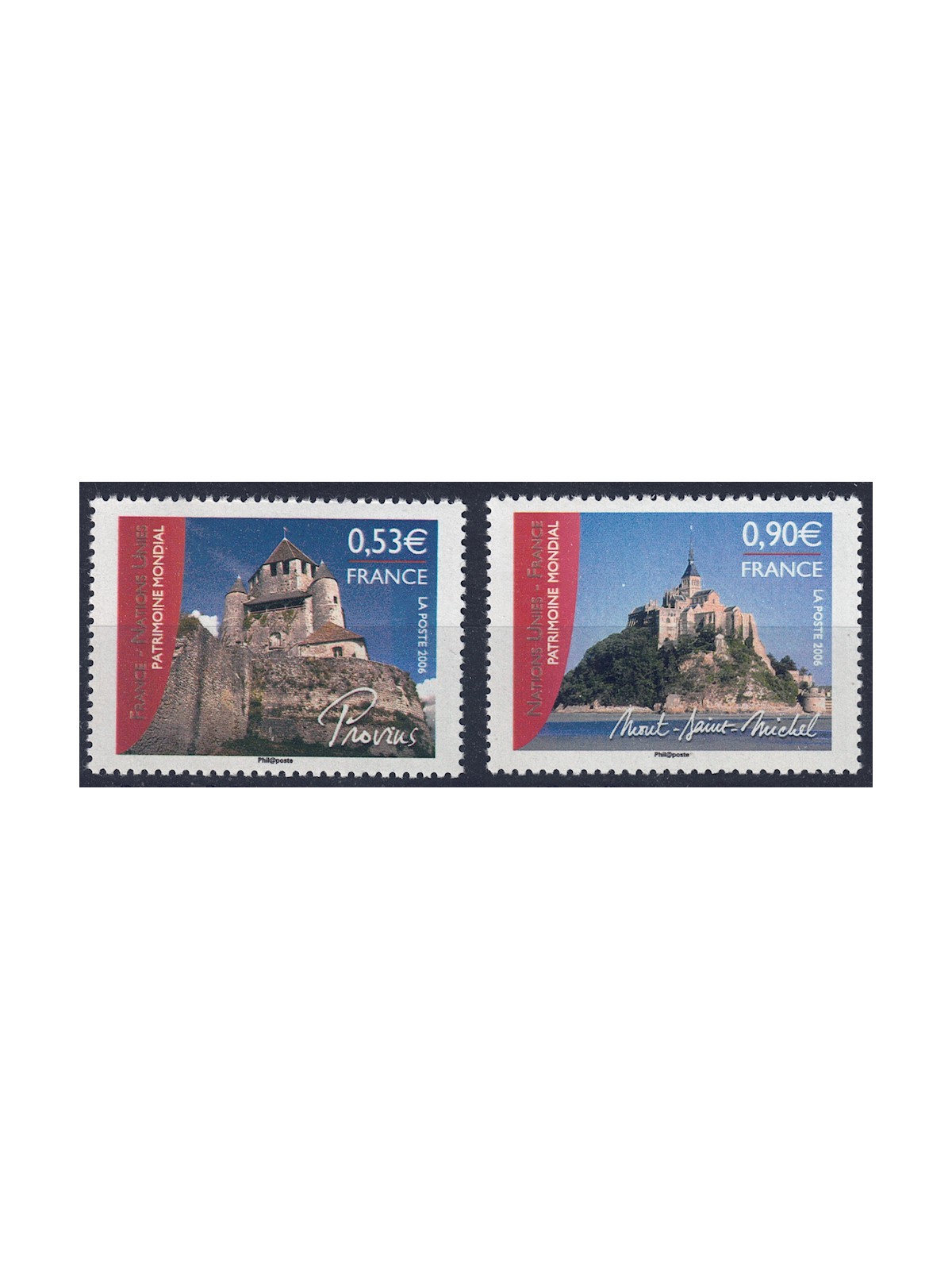 FRANCIA 2006 Patrimonio Culturale e Naturale 2v MNH**