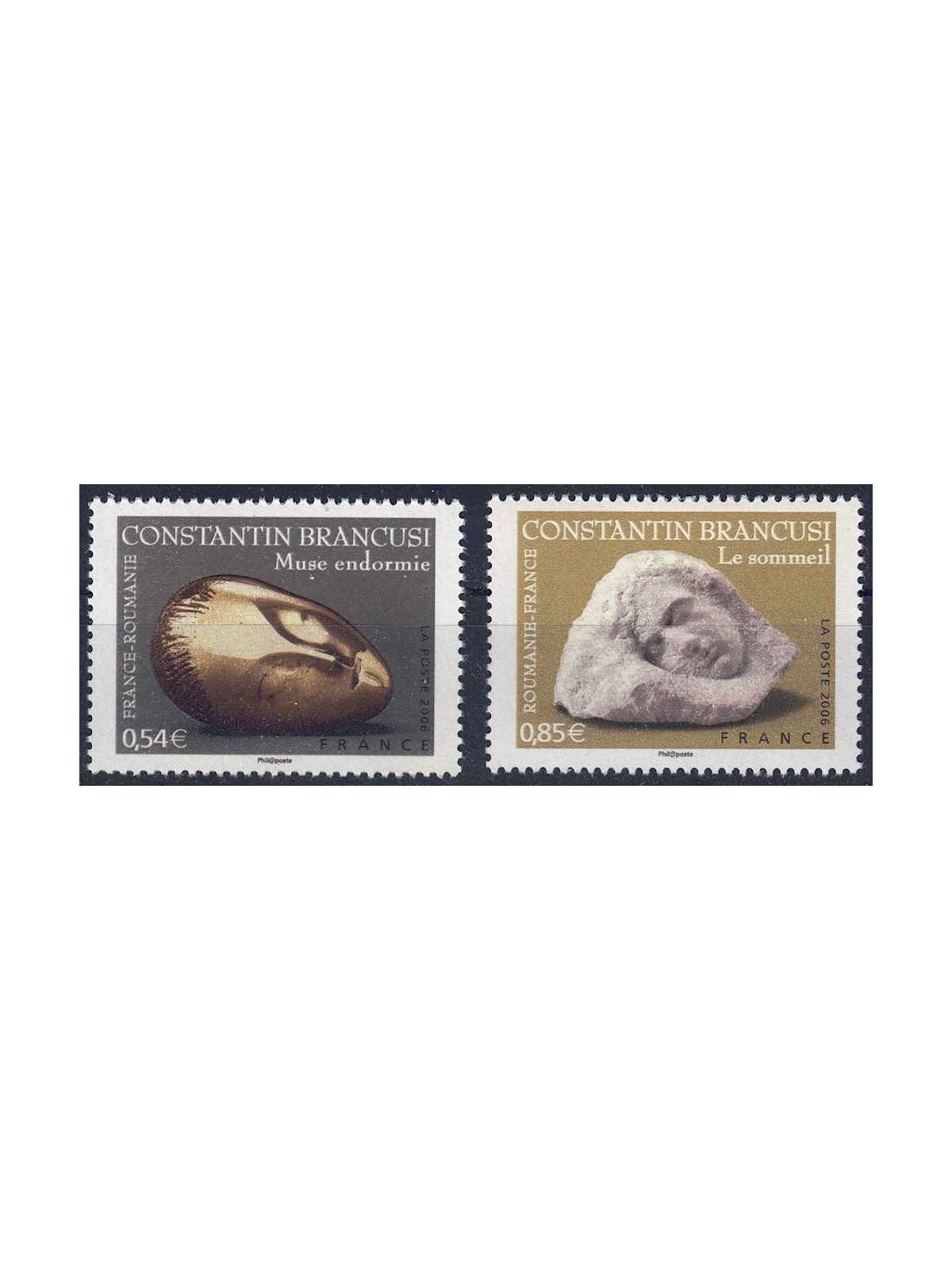 FRANCE 2006 Constantin Brancusi 2v MNH**