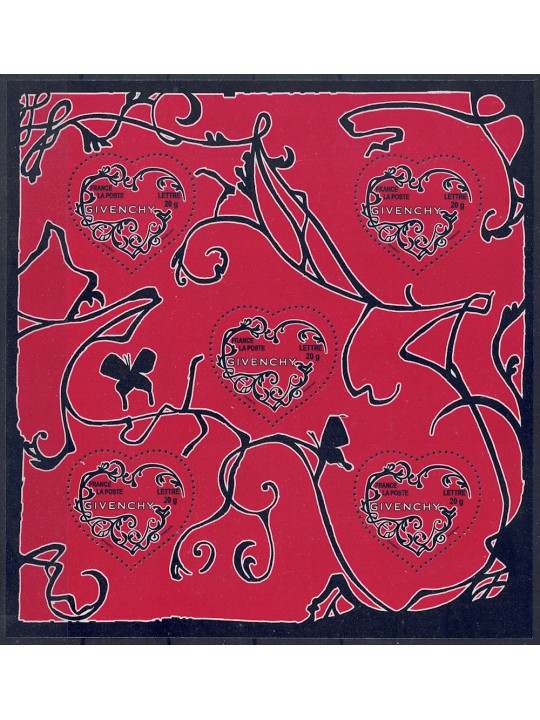 FRANCE 2007 Valentine's Day (Givenchy) s/s MNH**