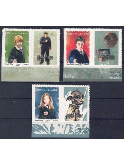FRANCE 2007 Harry Potter (self-adhesive) 3v MNH**