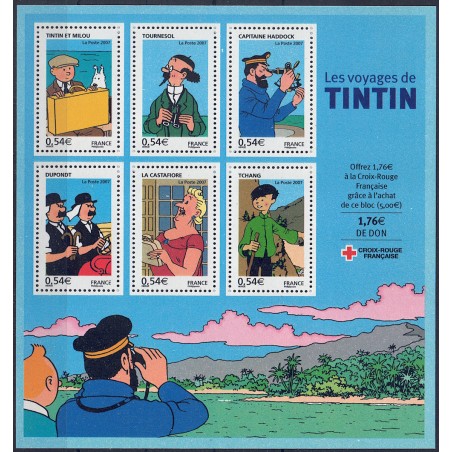 FRANCIA 2007 Fumetti (Tintin e Milou) BF MNH**