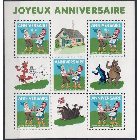 FRANCIA 2007 Joyeux Anniversaire BF MNH**