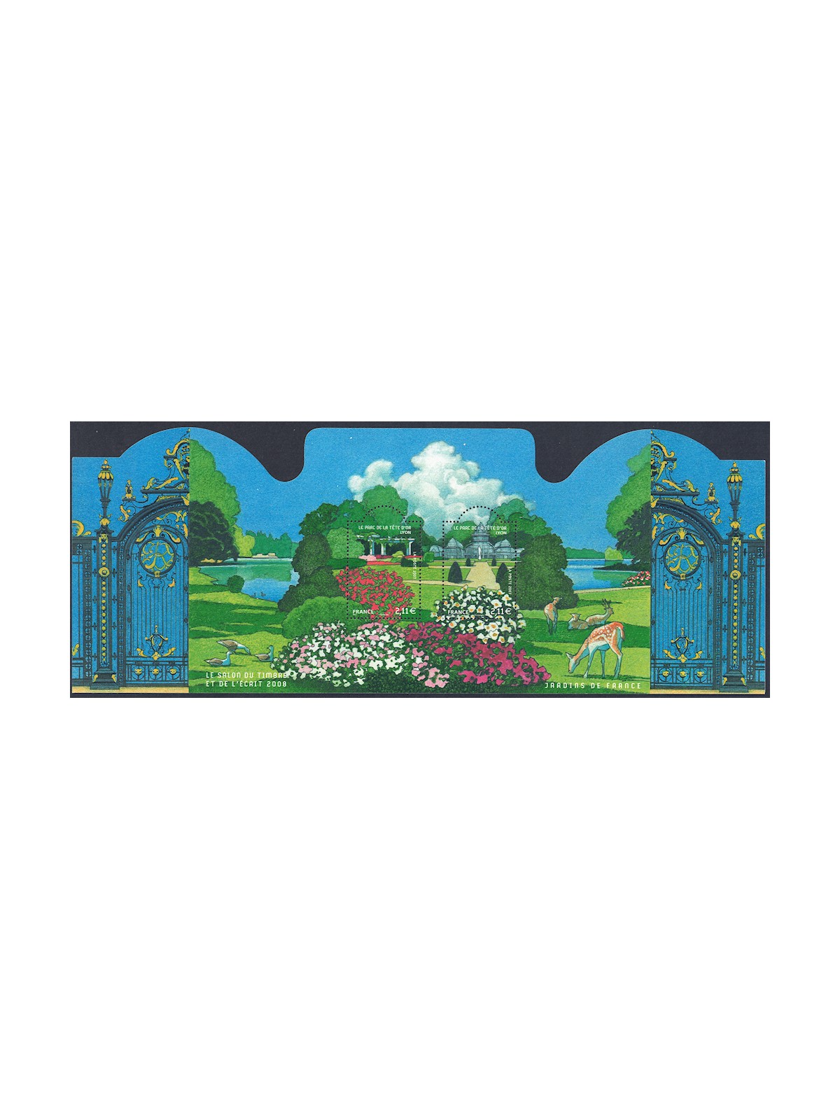 FRANCE 2007 Gardens of France (5th series) s/s MNH**