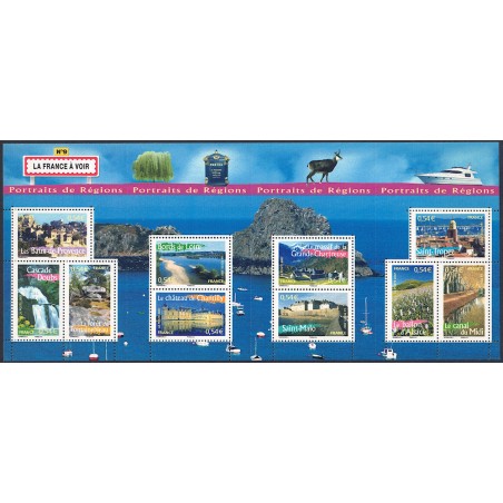 FRANCE 2007 Portraits of French regions (9th series) s/s MNH**