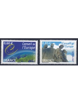 FRANCE 2007 Service (Council of Europe) 2v MNH**