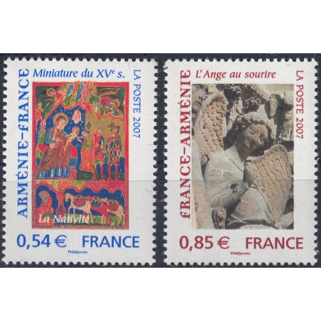FRANCE 2007 Year of Armenia 2v MNH**