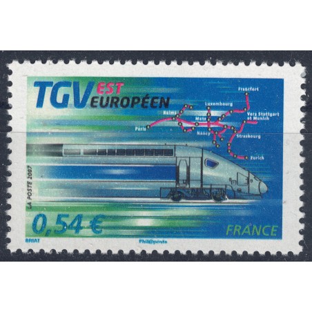 FRANCE 2007 TGV Est MNH**