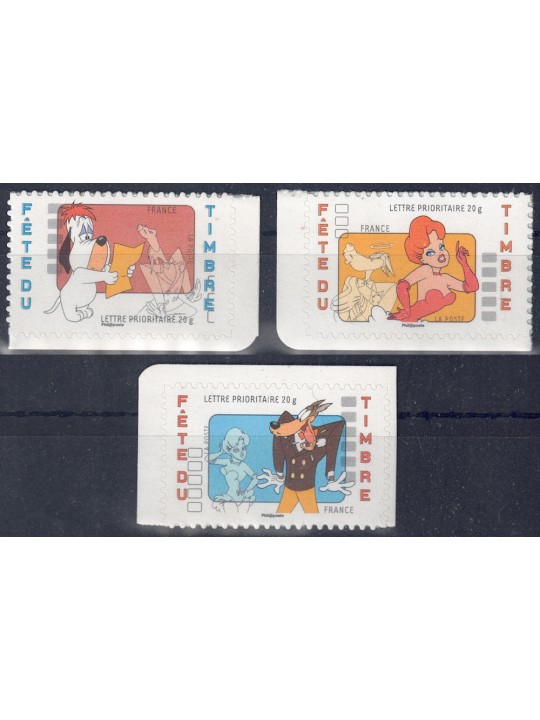 FRANCIA 2008 Giornata del francobollo (da libretto) 3v MNH**