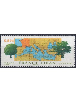 FRANCIA 2008 Amicizia Francia-Libano MNH**
