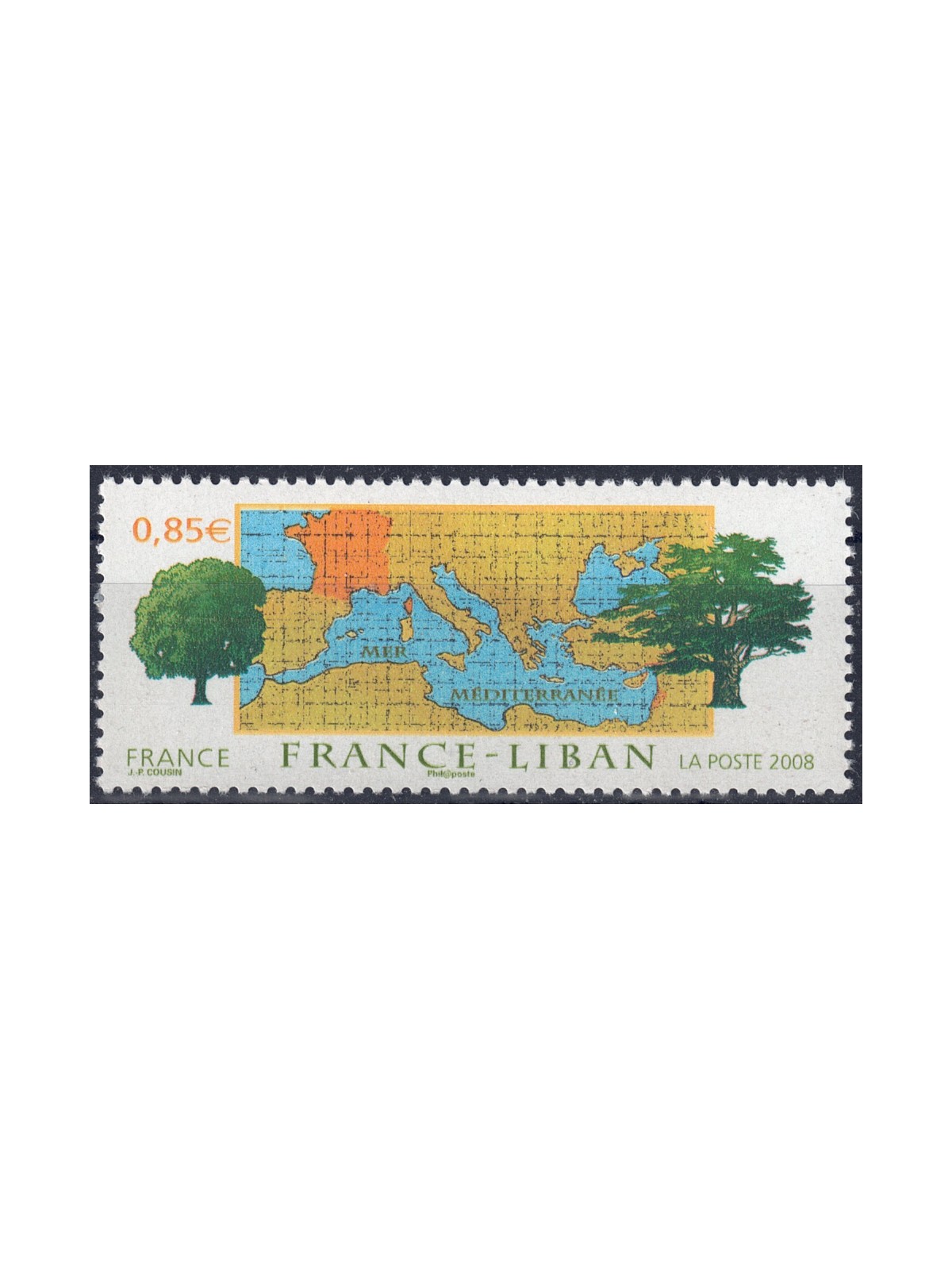 FRANCE 2008 France-Lebanon Friendship MNH**