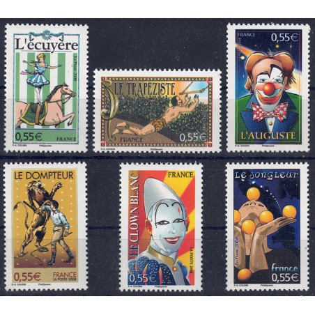FRANCIA 2008 Croce Rossa (Il Circo) 6v MNH**