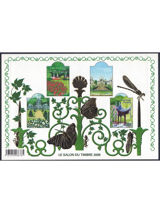 FRANCIA 2008 Le Salon du Timbre BF MNH**