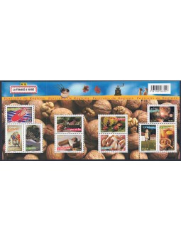 FRANCIA 2008 Ritratti di regioni francesi (12ª serie) BF MNH**