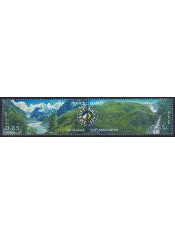 FRANCIA 2008 Paesaggi di Francia e Brasile 2v MNH**