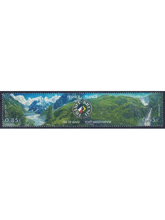 FRANCE 2008 Landscapes of France and Brazil 2v MNH**