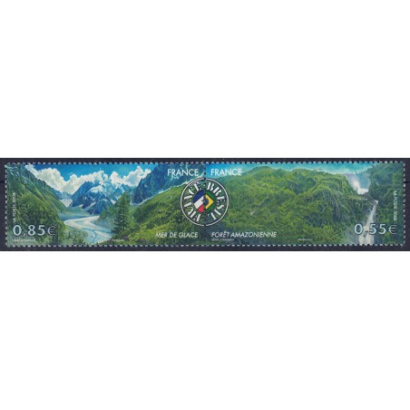 FRANCE 2008 Landscapes of France and Brazil 2v MNH**