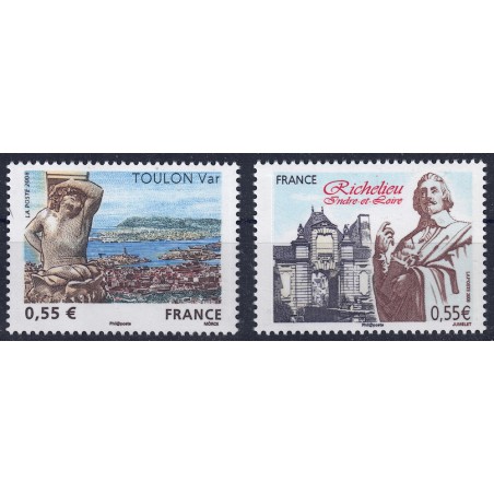 FRANCE 2008 Tourist (Toulon and Richelieu) 2v MNH**