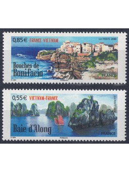 FRANCE 2008 Landscapes of France and Vietnam 2v MNH**