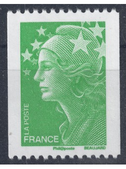 FRANCIA 2008 Marianna e l'Europa 50c verde (da rotolo) MNH**