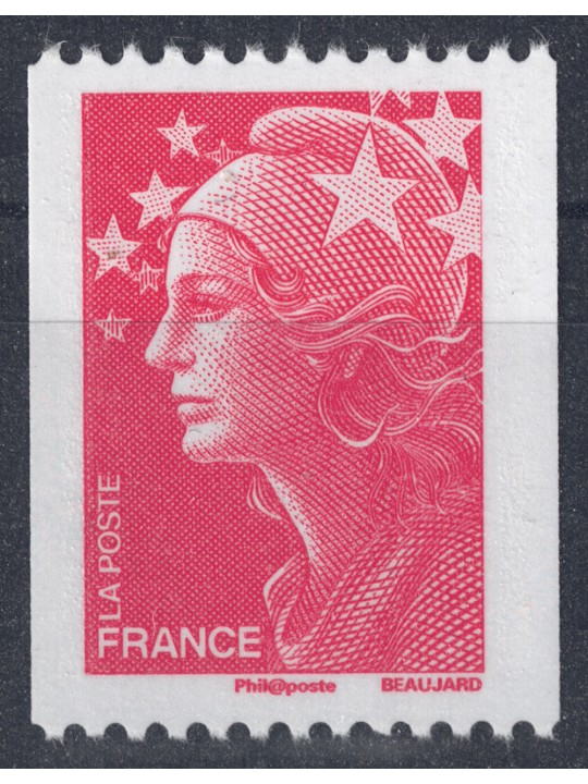 FRANCE 2008 Marianne and Europe 55c red (coil) MNH**