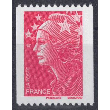 FRANCE 2008 Marianne and Europe 55c red (coil) MNH**