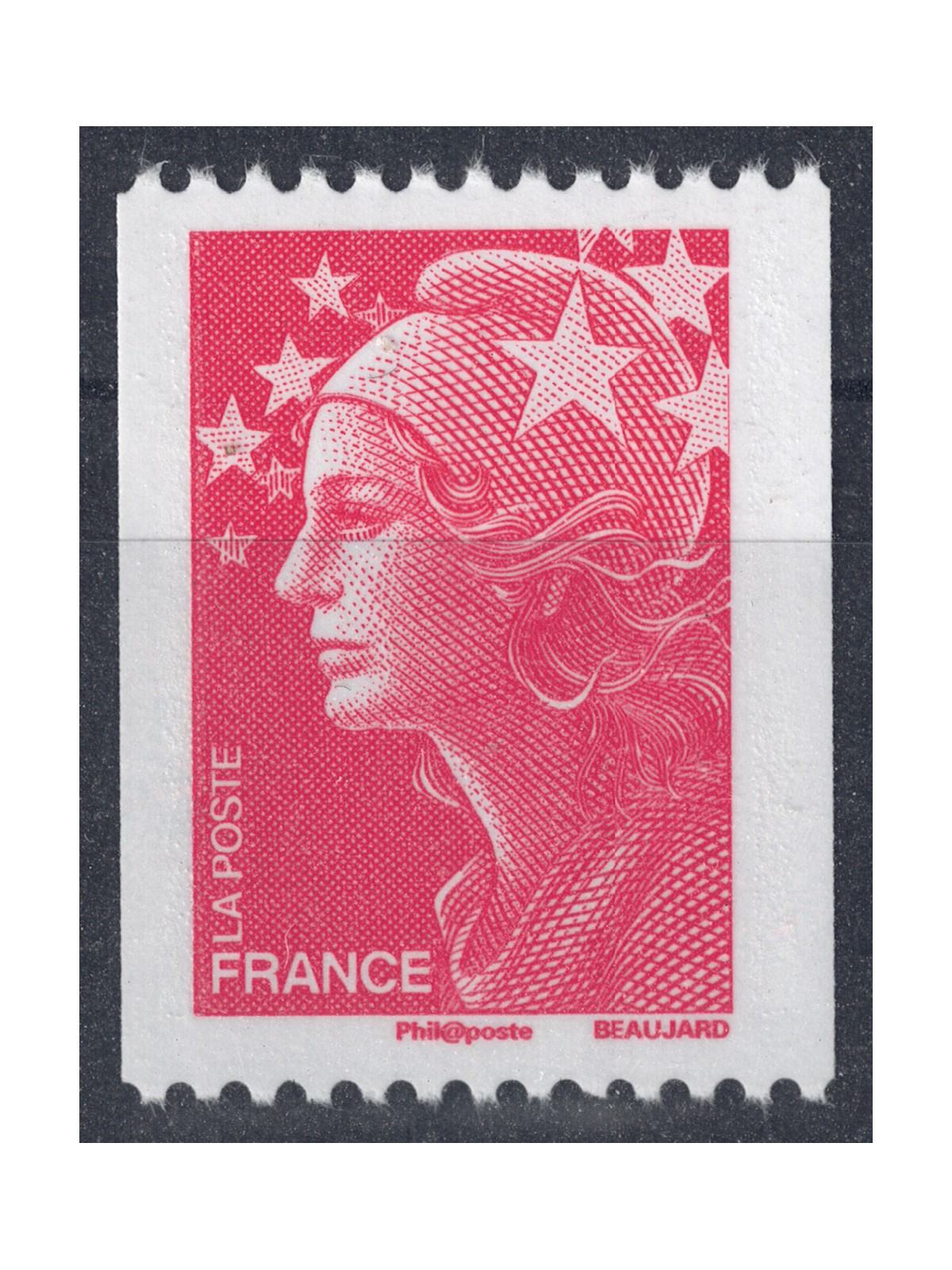 FRANCE 2008 Marianne and Europe 55c red (coil) MNH**