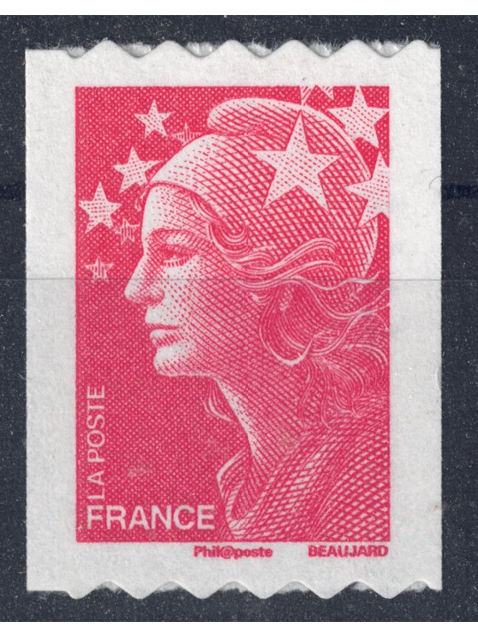 FRANCIA 2008 Marianna d'Europa 55c rosso (adesivo da rotolo) MNH**