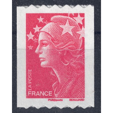 FRANCE 2008 Marianne of Europe 55c red (s-a coil) MNH**