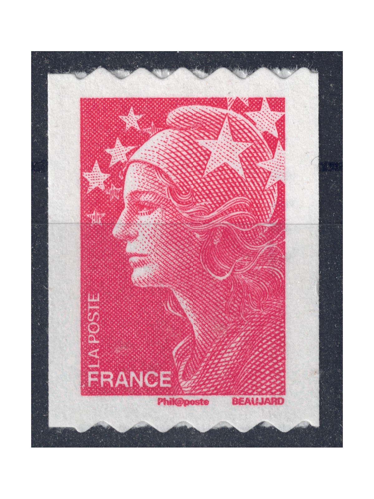 FRANCE 2008 Marianne of Europe 55c red (s-a coil) MNH**
