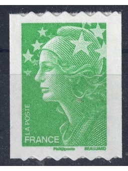 FRANCIA 2008 Marianna e l'Europa 50c verde (adesivo da rotolo) MNH**