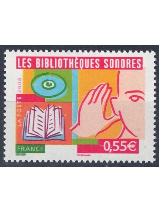 FRANCE 2008 Sound libraries MNH**