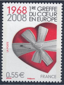 FRANCE 2008 Heart Transplant MNH**