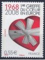FRANCIA 2008 Trapianto di Cuore MNH**