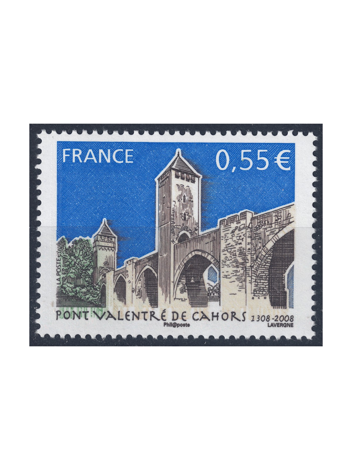 FRANCIA 2008 Turistica (Pont Valentré de Cahors) MNH**